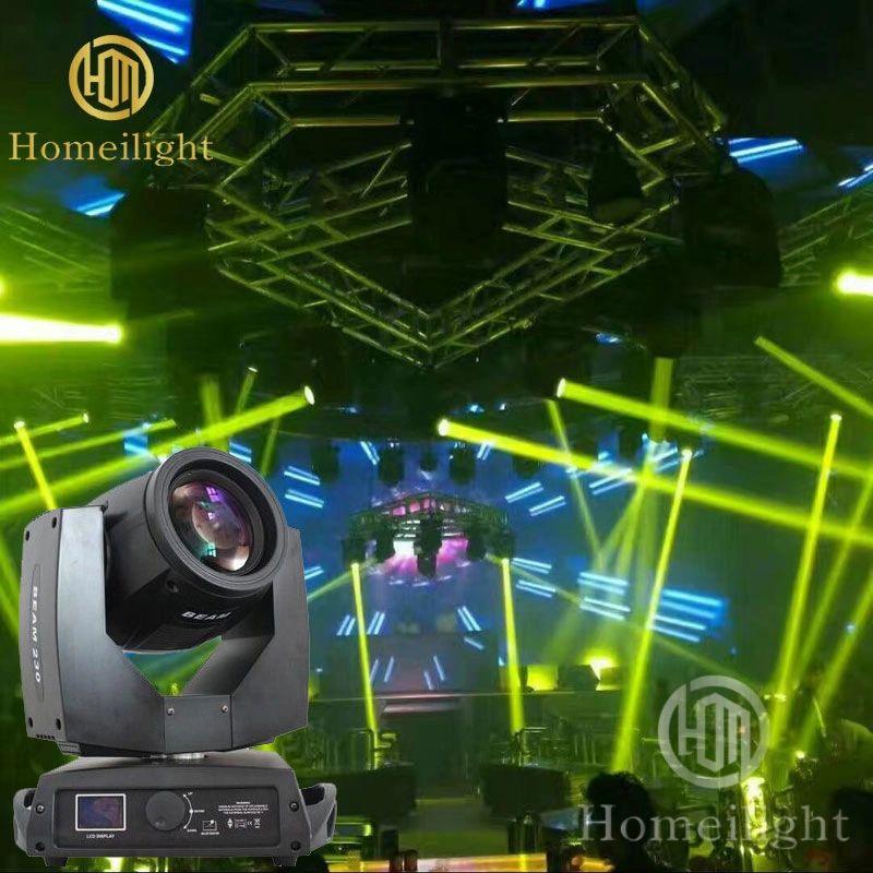 Professionelle Bühnenbeleuchtung 230W Strahlen Moving Head Light 7R 230 Beweglicher Kopf