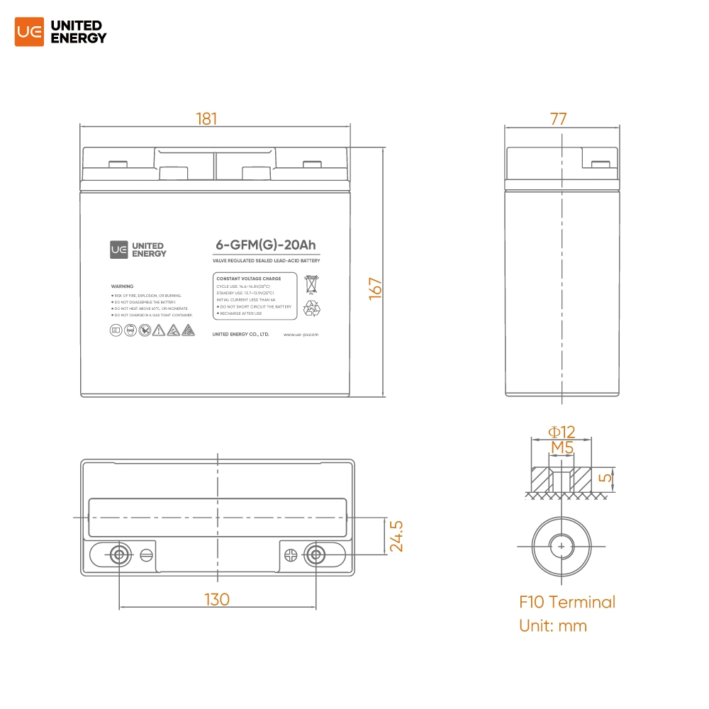 UE UPS Gel 12V 5,5ah 7ah 8AH baterías para Solar Almacenamiento de energía