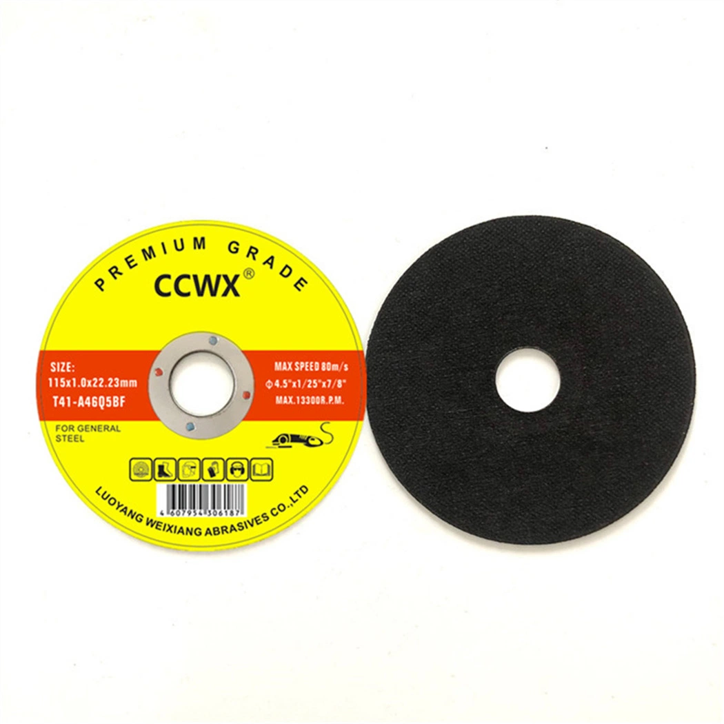 4,5inch China Fabrik abgeschnitten Wheel Cutting Disc Schneiden Edelstahl Stahl