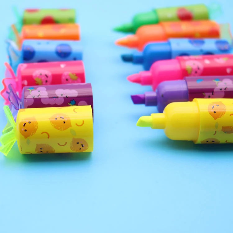 Easy Dry Non-Toxic Candy Shaped Highlighters