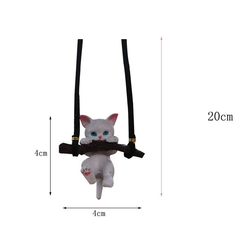 Swing Ornament Resin Garden Decoration Animal Set Cat Outdoor Resin Sculpture Ornaments Resin Crafts Decor