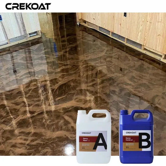 Creative Application Systems Brown Metallic Epoxy for Concrete Counter Tops