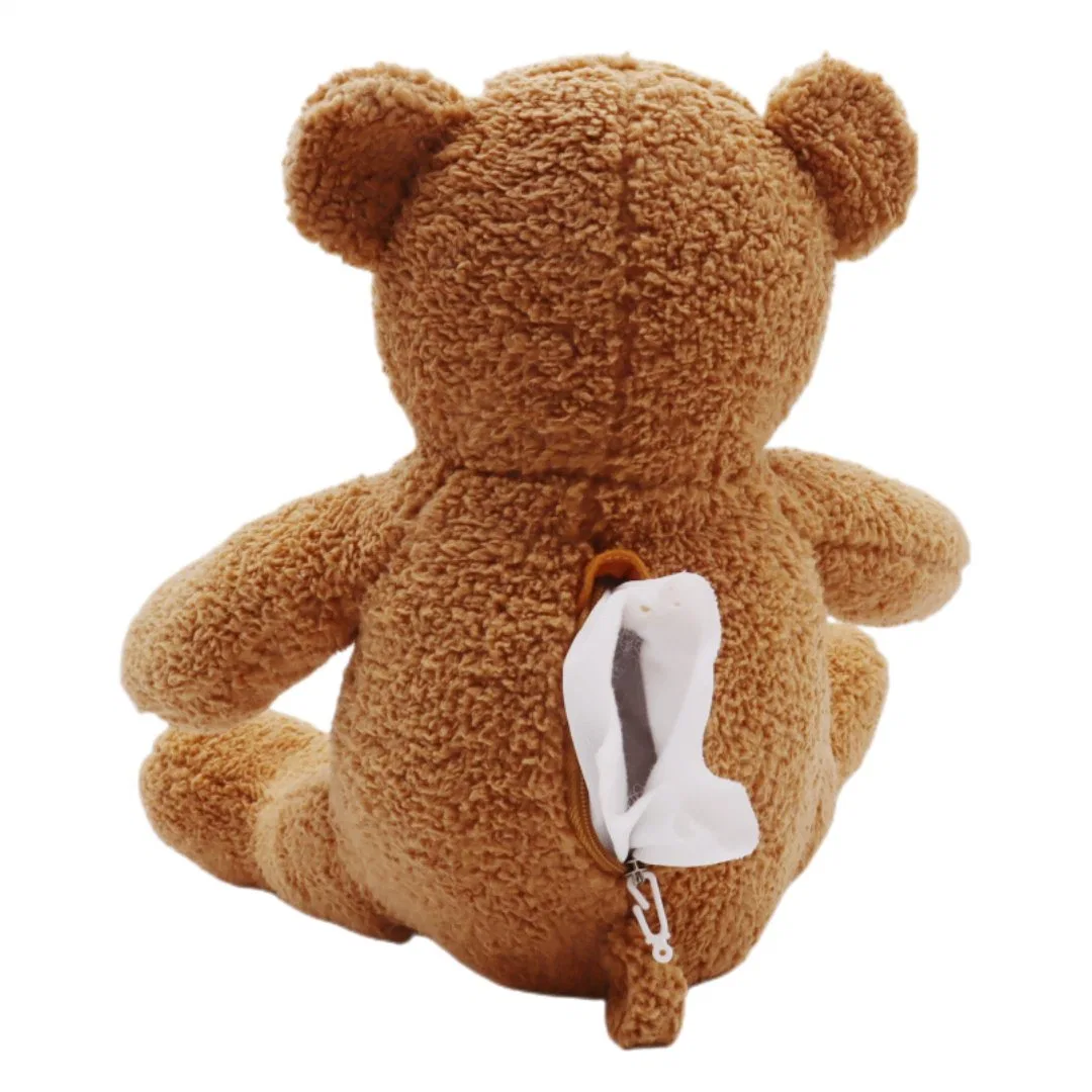 Wholesale/Supplier DIY Unstuff Toys Do It by Yourself Unstuffed 16" Brown Plush Sitting Teddy Bear Skin Soft Plush Animal Bear Skins