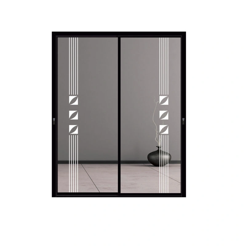 Aluminum Alloy Framed Sliding Shower Door 8mm Tempered Glass