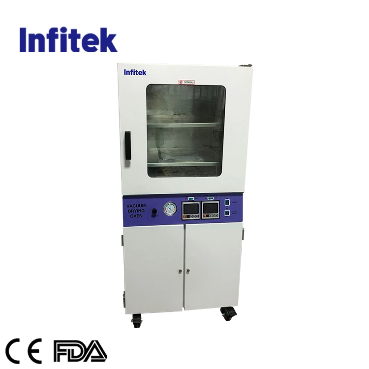 Horno de secado al vacío de laboratorio con pantalla LCD Infitek con CE FDA Aprobado