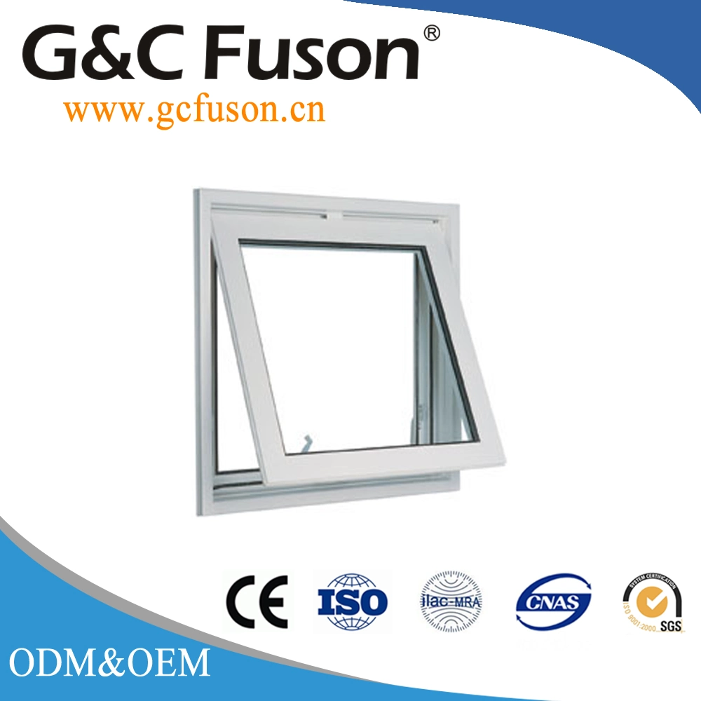 Guangzhou Original Factory Manufacturing and Sale Aluminum Frame Glass Awning Window for Used