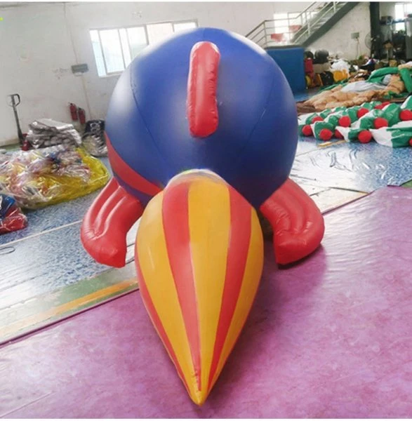 Boyi Funny PVC Large Flying Advertising Inflatable Rocket Ship Balloon Model