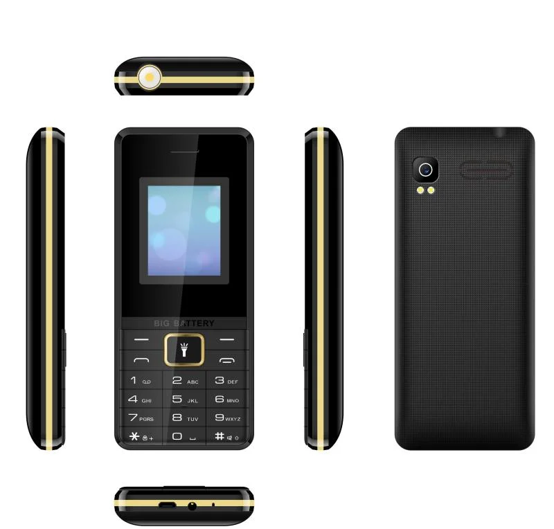 M 5606 1.77/ 2.4 Inch Screen Optional 2g Keypad Phone with 1800mAh Battery Capacity Support OEM ODM Cell Phone