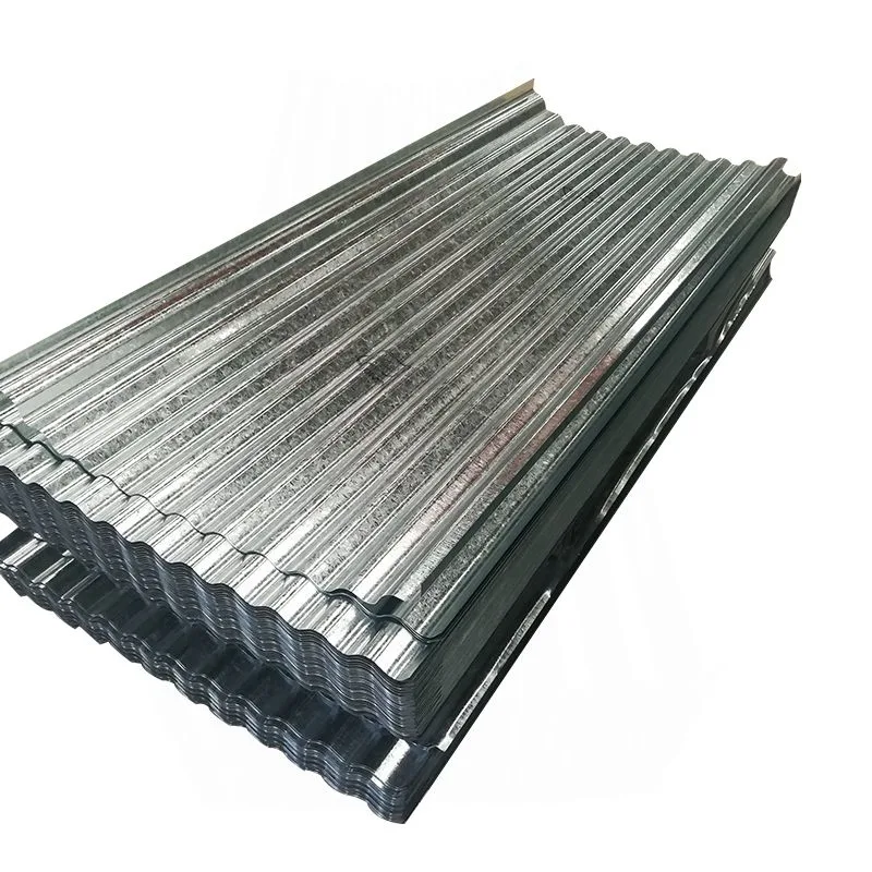 Galvanizado en caliente de impermeabilización de cubiertas de acero corrugado Precio de la hoja de metal de hierro laminado en frío Galvanizado Material de construcción de invernaderos
