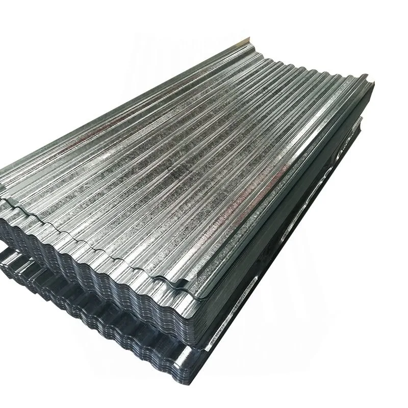 Tôle de couverture en acier galvanisé à chaud en acier ondulé Prix à partir de froid Matériau de construction à effet de serre laminé en métal et en zinc