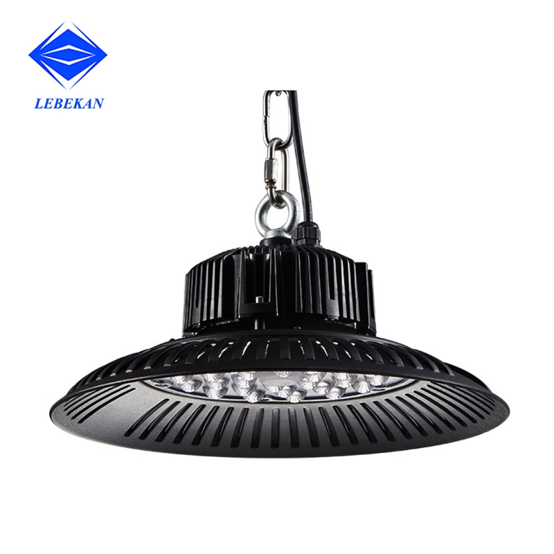 preço de fábrica de 3 anos de garantia de protecção IP66 MARCAÇÃO ETL AEA 100W 150W 200W Workshop Industrial Armazém mais brilhantes luzes LED UFO Alta Iluminação do Compartimento