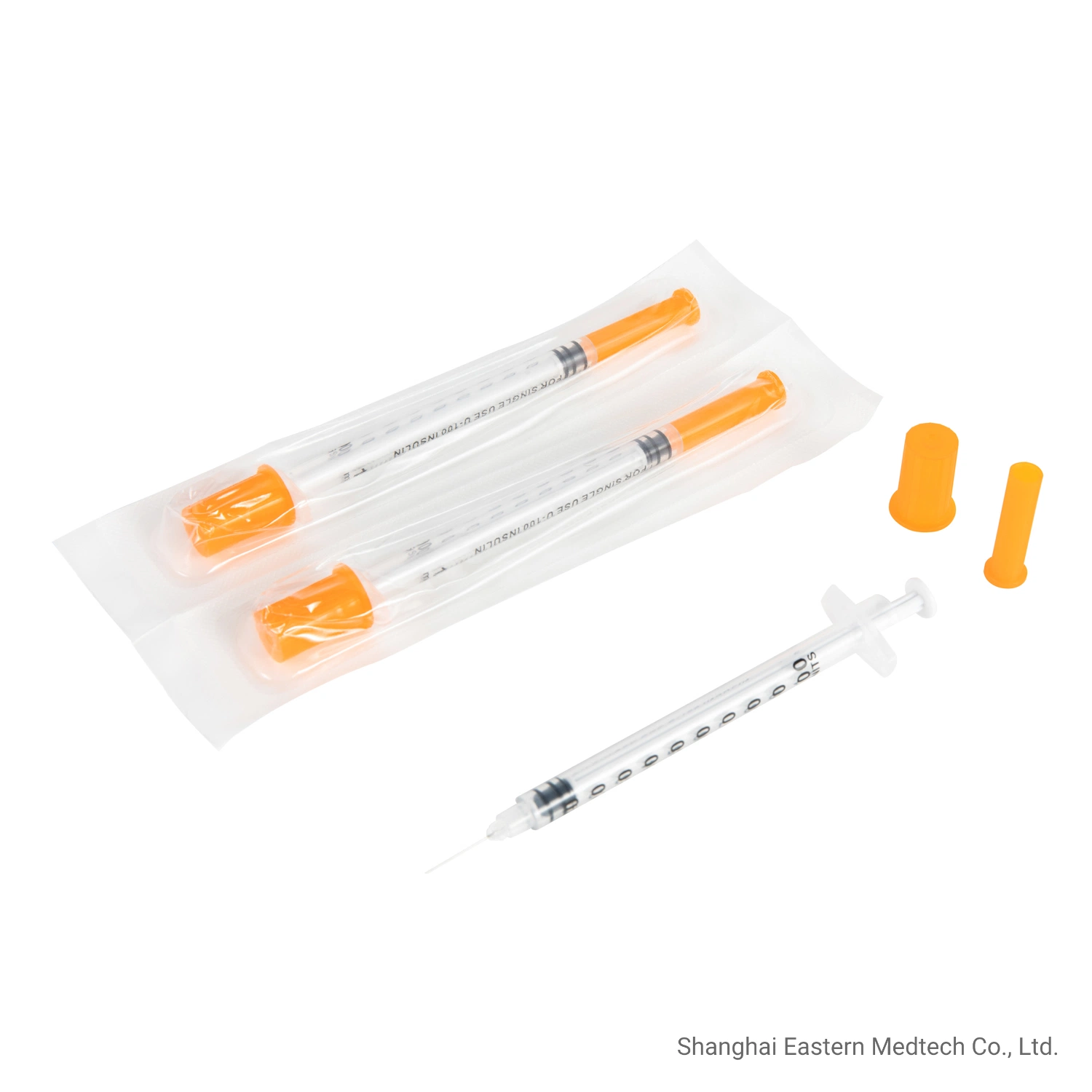 Disposable Medical Instrument High quality/High cost performance  Diabetic Care U-100 1ml 31g with Fixed Needle Insulin Syringe