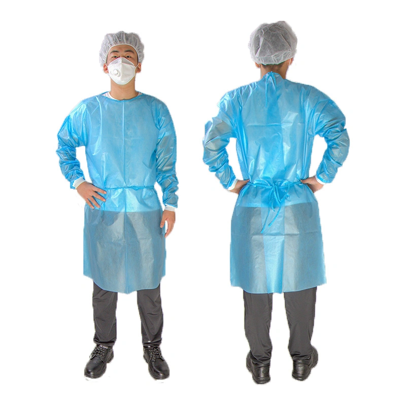 Wholesale/Supplier High quality/High cost performance Surgical Gown Blue Disposable Waterproof PPE Isolation Gowns