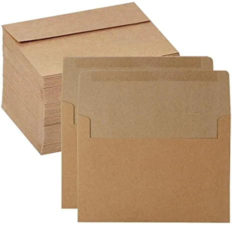 Kraft Blank Wholesale/Supplier Retro Plain Postcard Card Business Envelope