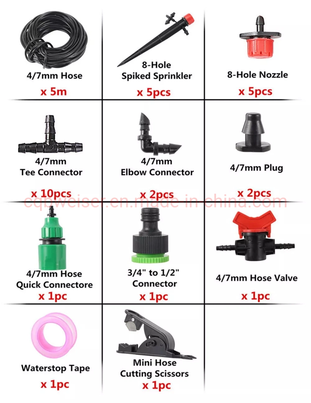 Automatic Drip Irrigation System DIY Micro Drip Irrigation Systems Drip Irrigation Drip Irrigation System Mosaic Flat Emitter Type Black Irrigation Drip Tape