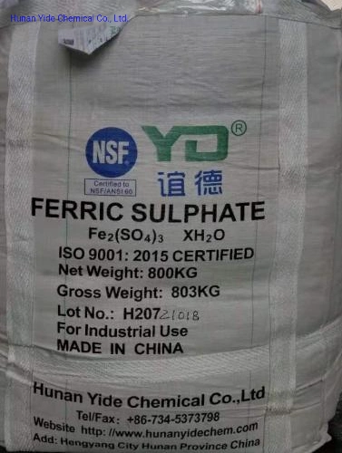 Chinese Sole NSF Certified Ferric Sulphate Manufacturer Hunan Yide