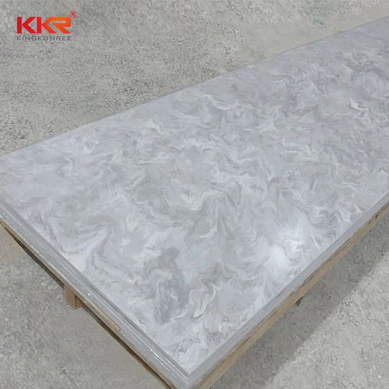 2020 Hot Selling Marble Looking Faux Stone Composite Acrylic Solid Surface Sheet