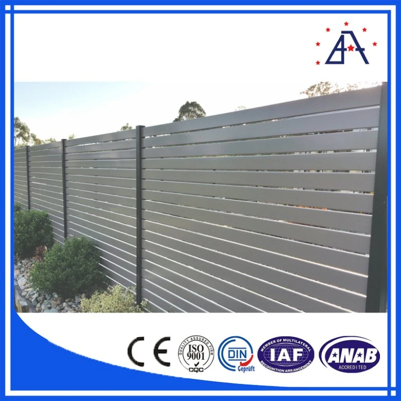 6063-T5 Aluminum Houses Outdoor Garden Courtyard Gate Fence Panels