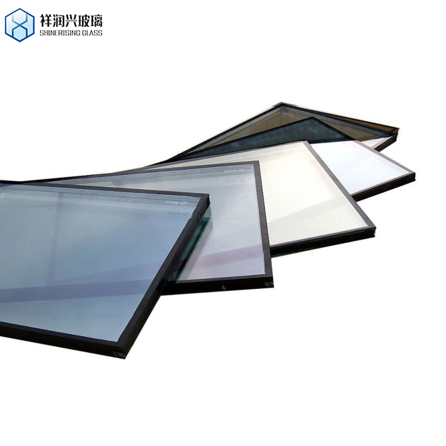 Qingdao Shenzhen Glass Processing Factory Safety Low E Solar Energy Saving Customize Tempered Insulated Double Glazed Glass Panel