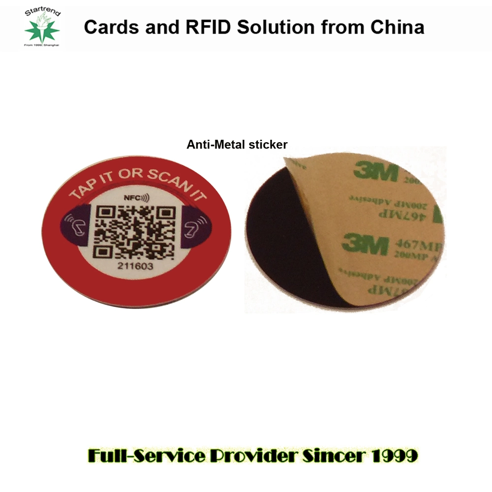 Tamper-Proof Sticker Anti-Metal Sticker RFID Tag RFID Sticker (Label)