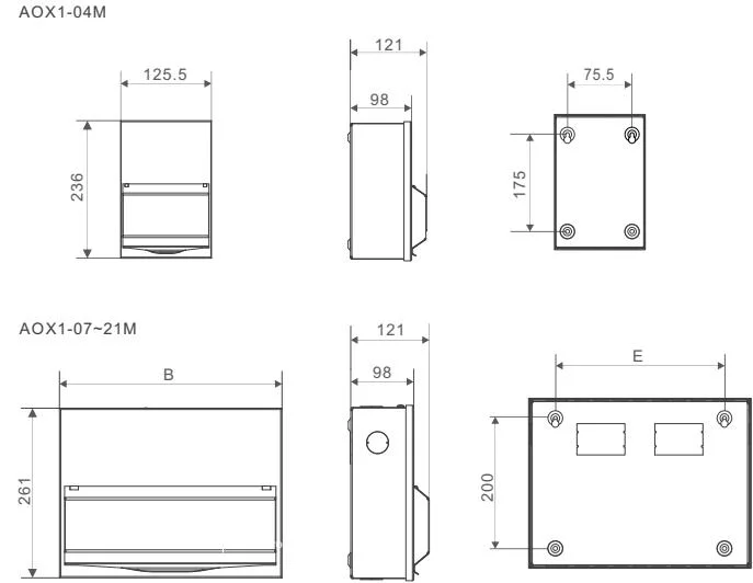 Aoasis Aox1-16m/Hu Msd Is Given Priority to Switch and SPD Division Unit Distribution Box