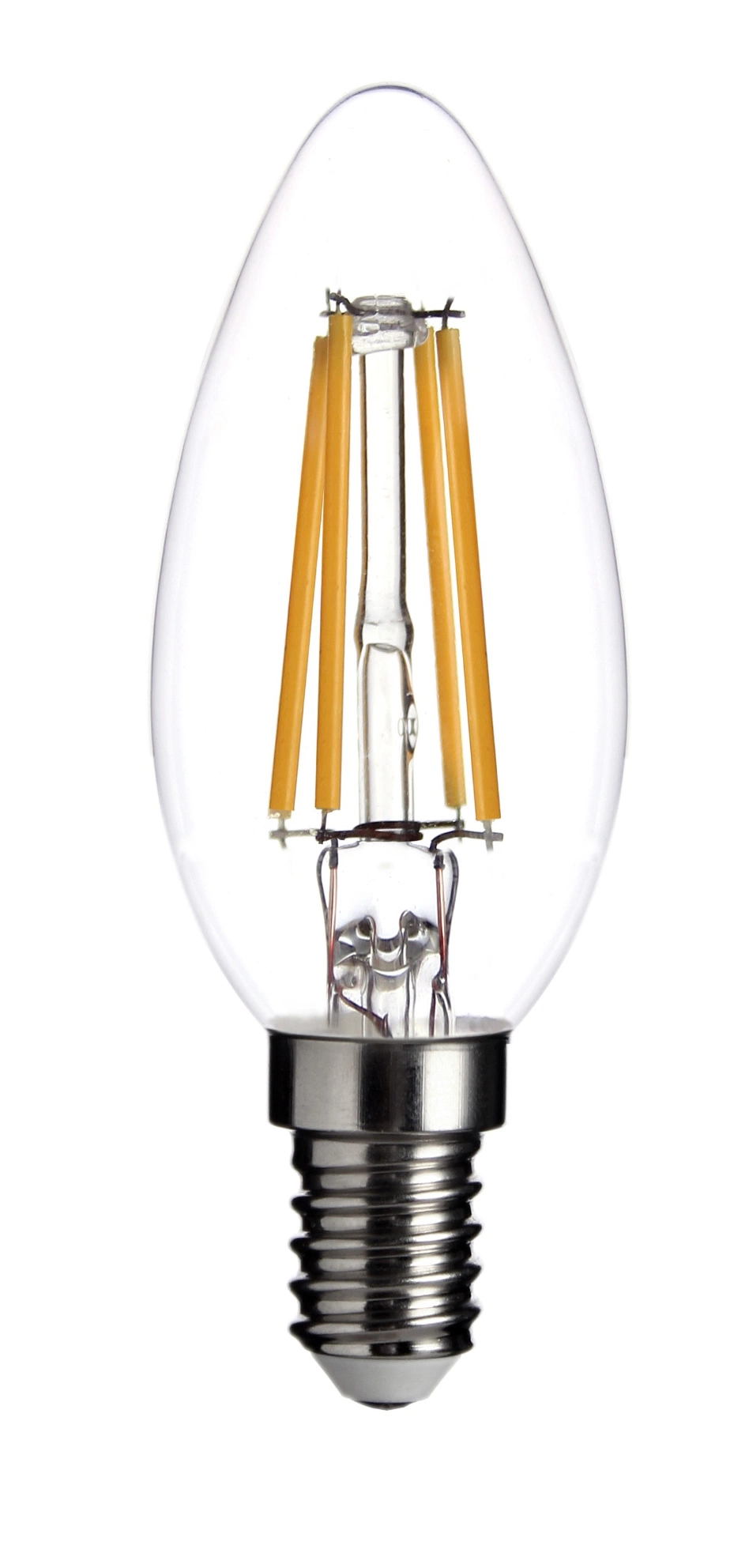 LED Filament Bulb Lamp 2W Glass C35 Dim COB LED Light Candle Lamp Amber Clear Glass Edison Bulb E14 Classic Lamp Decoration Lamp