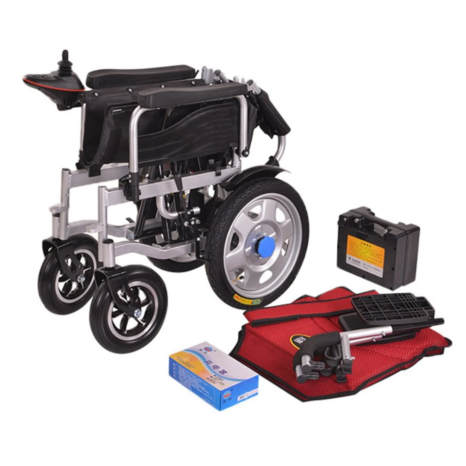 Hot-Selling Elderly Electric Wheelchair Foldable Lightweight Power Chair Electric Wheelchair