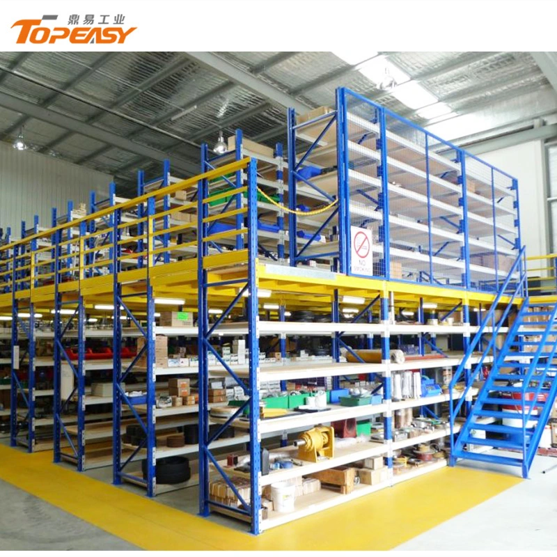 Multi-Level Mezzanine Floor Rack Metal Warehouse Shelving Loft