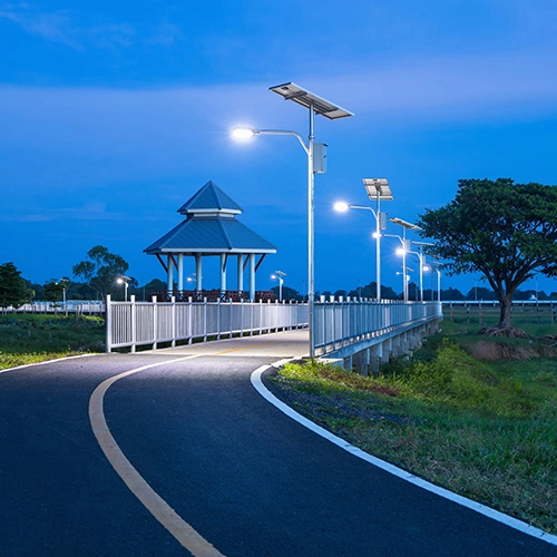 Potência elevada alto Lume 30W 40W 50W 60W 80W 100W 120W Split Rua Solar acende a lâmpada LED de iluminação de estrada