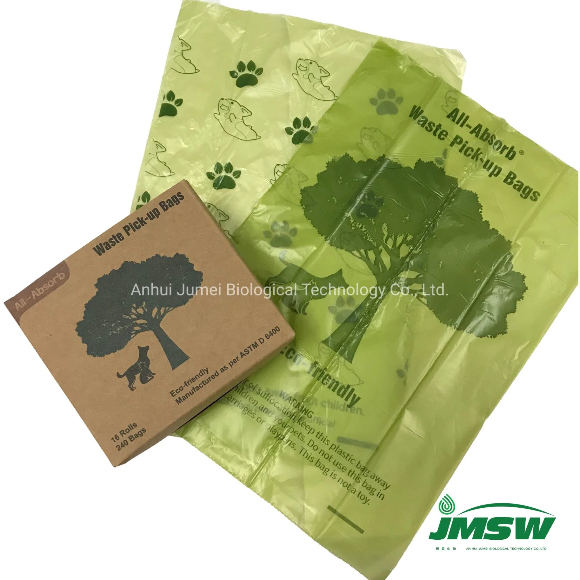 Fashion Design Pet Pick-up Compostable and Biodegradable Poop Bag Dog Waste Bag