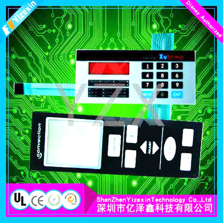 Waterproof Membrane Keypad/Keyboard Metal Dome Membrane Switch