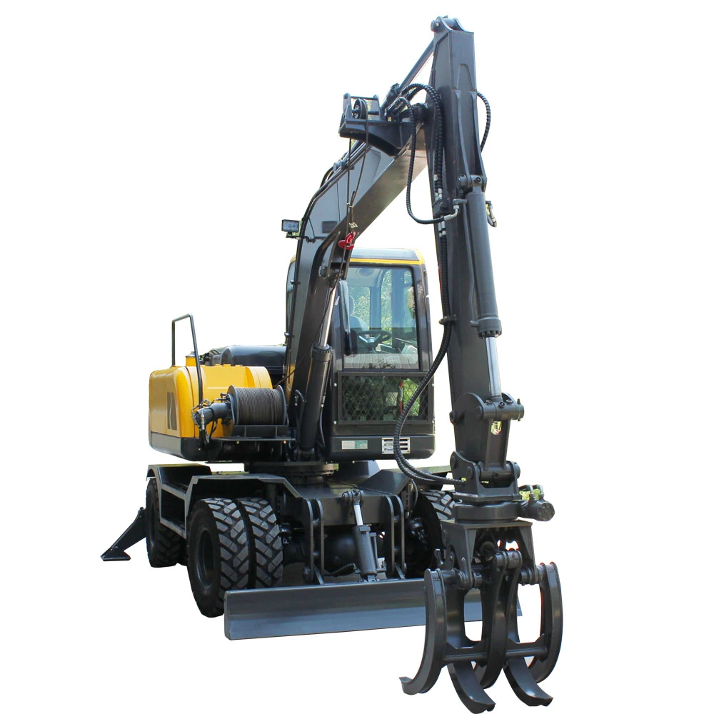 Construction Micro Indoor Demolition Digger Road Crushing Compact Excavator Mini Excavator 1 Set