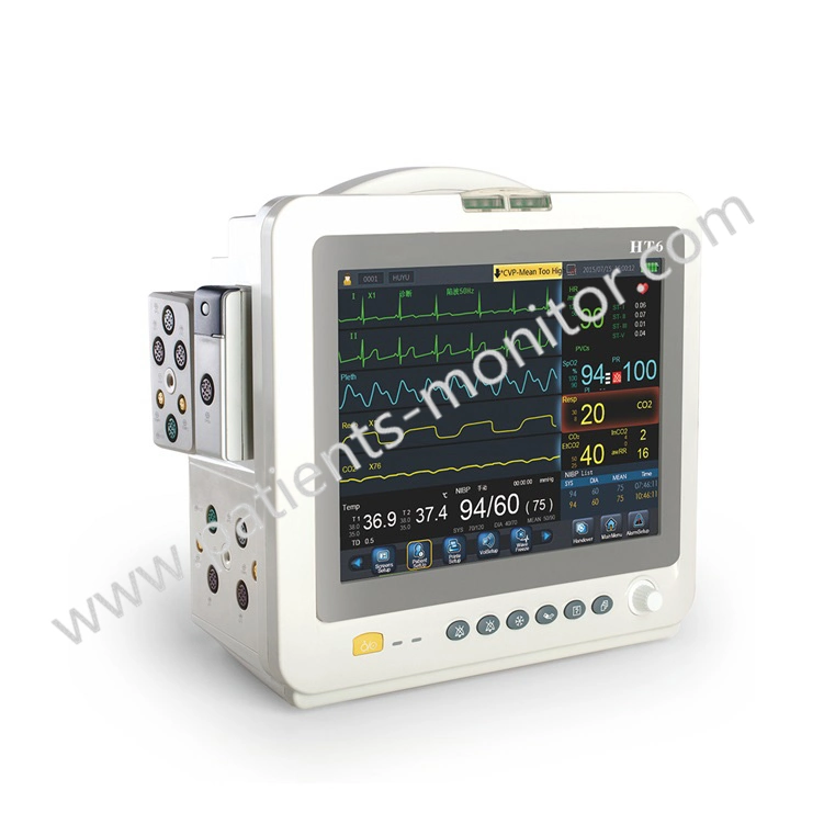 Hwatime Ht6 Modular Patient Monitor Used Medical Device in Good Working Condition