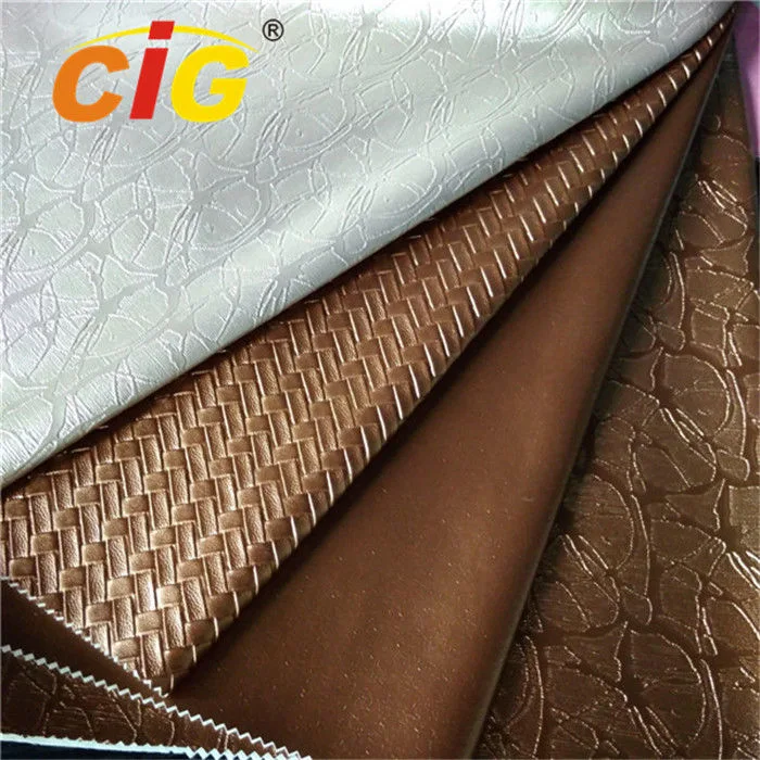 Artificial Waterproof 0.8mm PVC Luggage Synthetic Leather