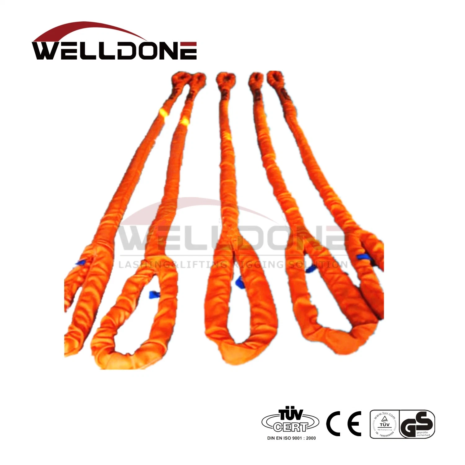 Polyester Heavy Duty Lifting Sling Eye Eye Round Sling