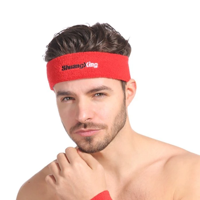 Sport Elastic Headband with Customized Logo Absorb Sweat Embroidered Cheap Headband Sweatband