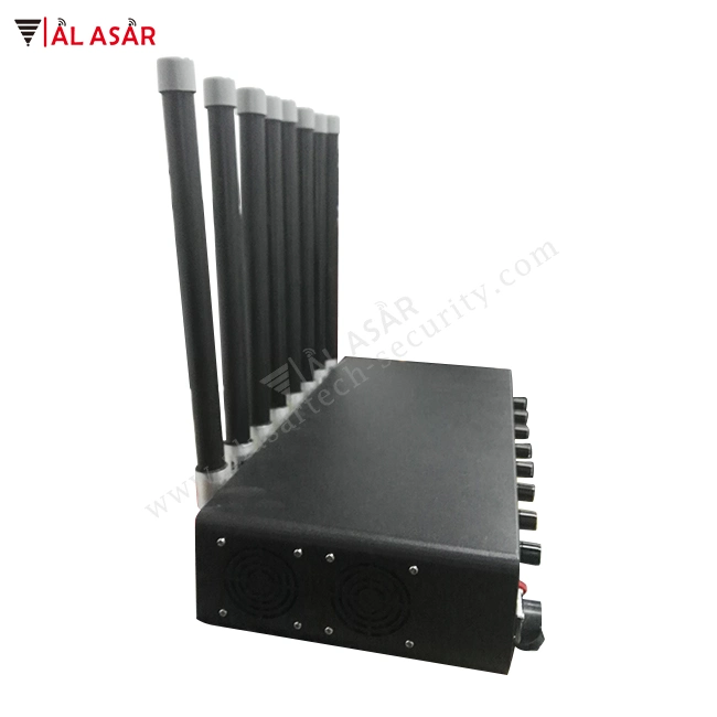 Indoor Medium 8 Band 80W Power Adjustable Mobile Signal Jammer