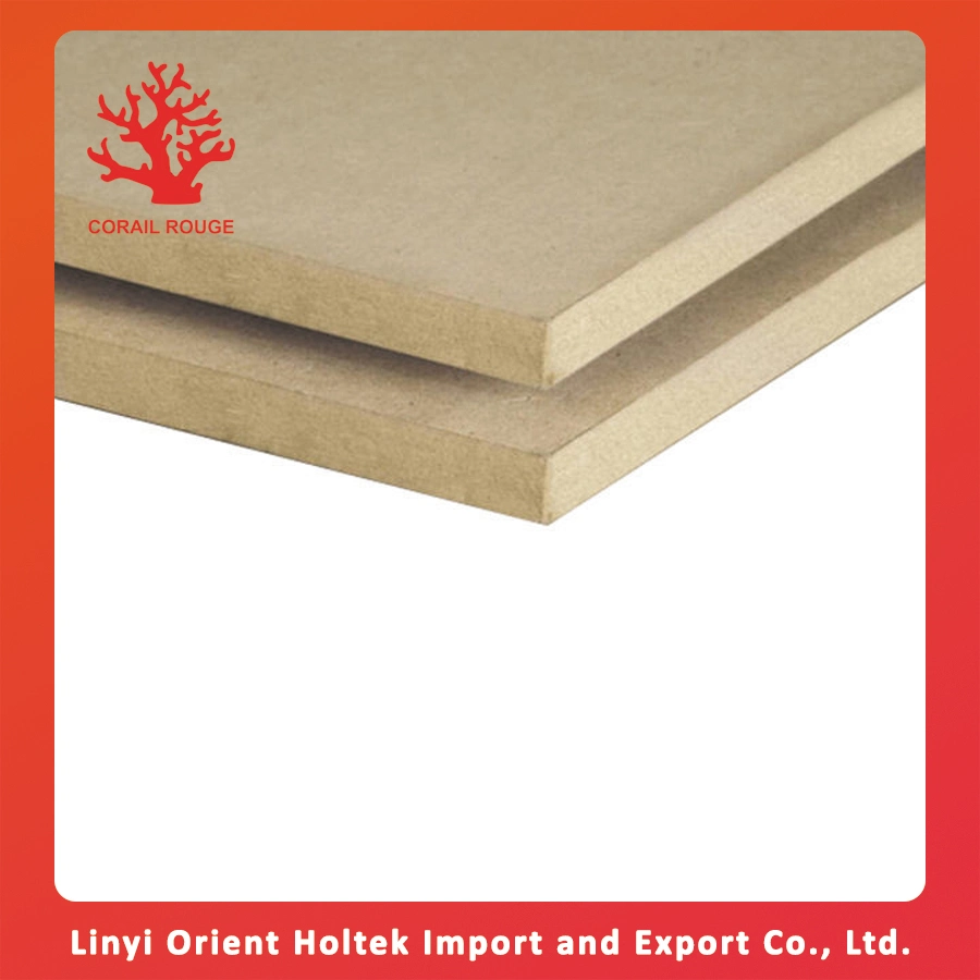 UV Coated MDF Decorative Wall Panel Moisture Resistant Melamine Sheets Raw Board