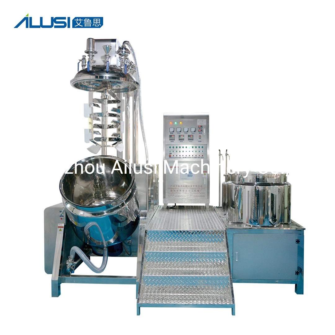 Vacuum Portable Mixer Cosmetic Lotion Emulsifier Machines Body Cream Production Line Manufacturing Equipment