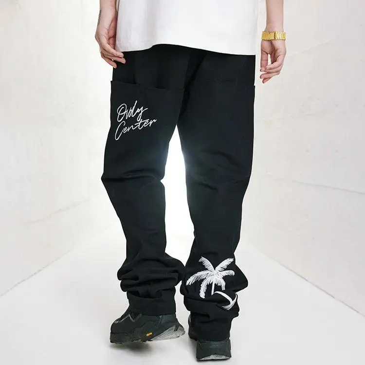 OEM bestickt gerades Bein Loose Casual Cargo Pants Casual Pants.