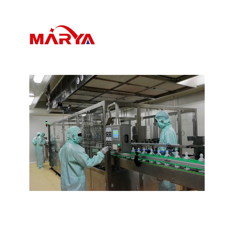 Marya Automatic GMP Standard Pharmaceutical PP Bottle IV Filling Machine with Sterile Isolation System