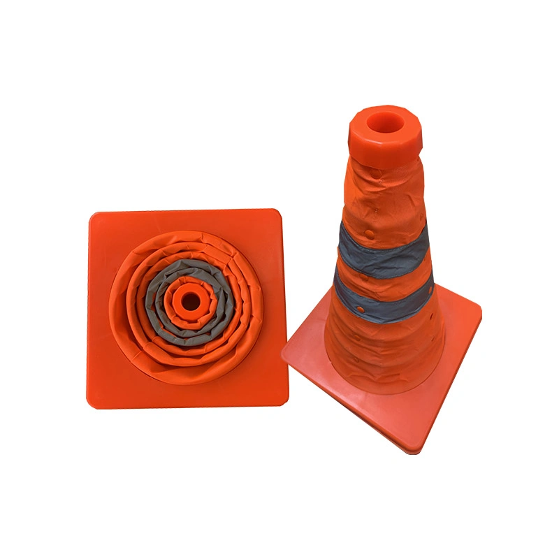 50cm Collapsible Traffic Cone with PP Basement