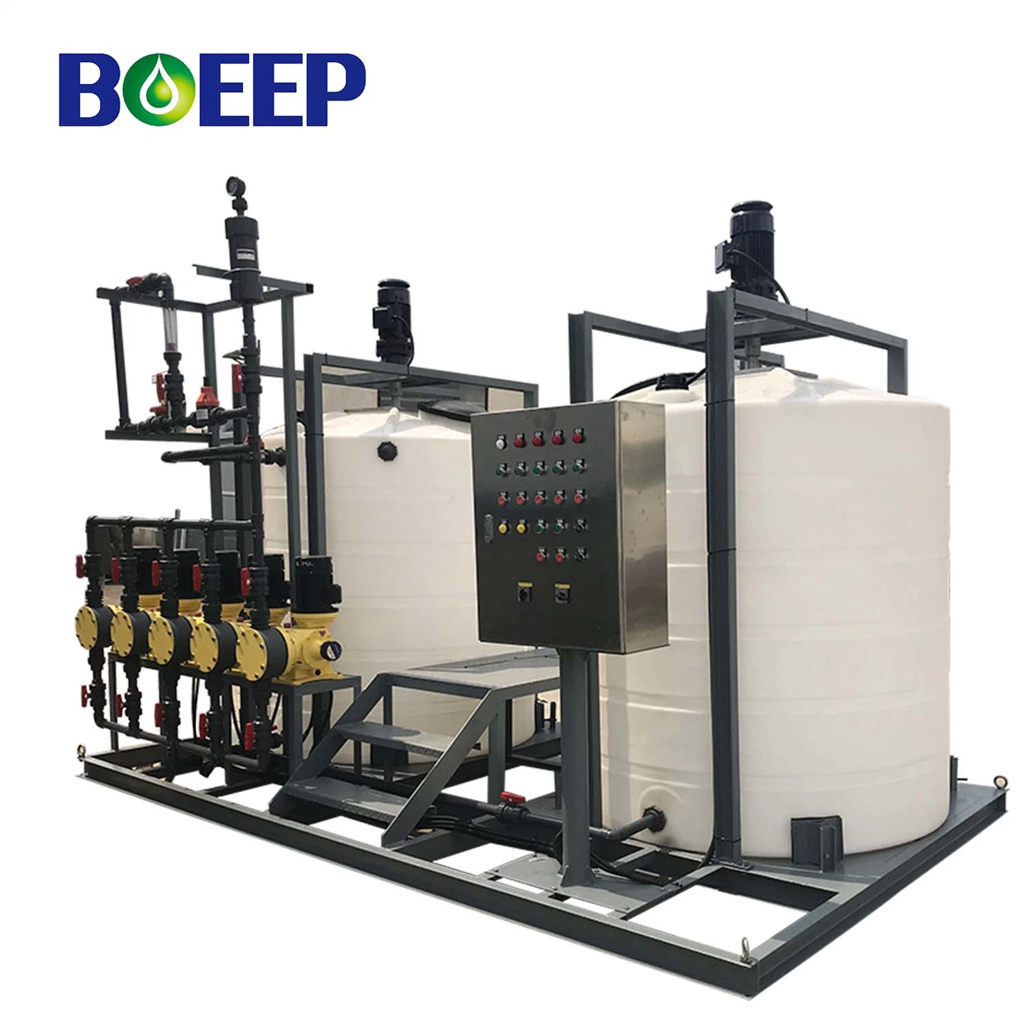 Caustic Chemical Auto Dosing System for Floc Water Treatment