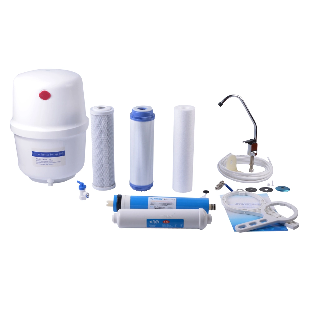 5 Stage Household Reverse Osmosis System Water Filter Without Pump