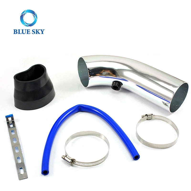 High Performance 76mm Universal Multifunction Air Intake System Modified Aluminum Hose Pipe Kit