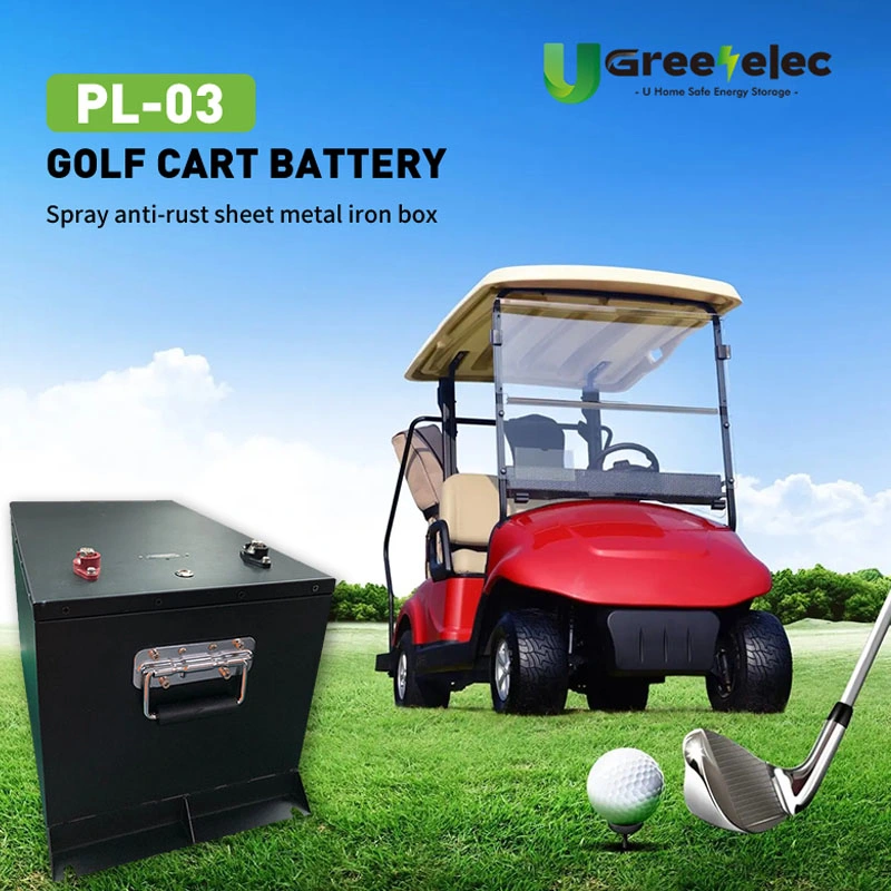 U-Greenelec RVS Golf Carts Aufzüge Boote Gabelstapler 51.2V63ah Solar Energy Speicherbatterie Lithium-Akku