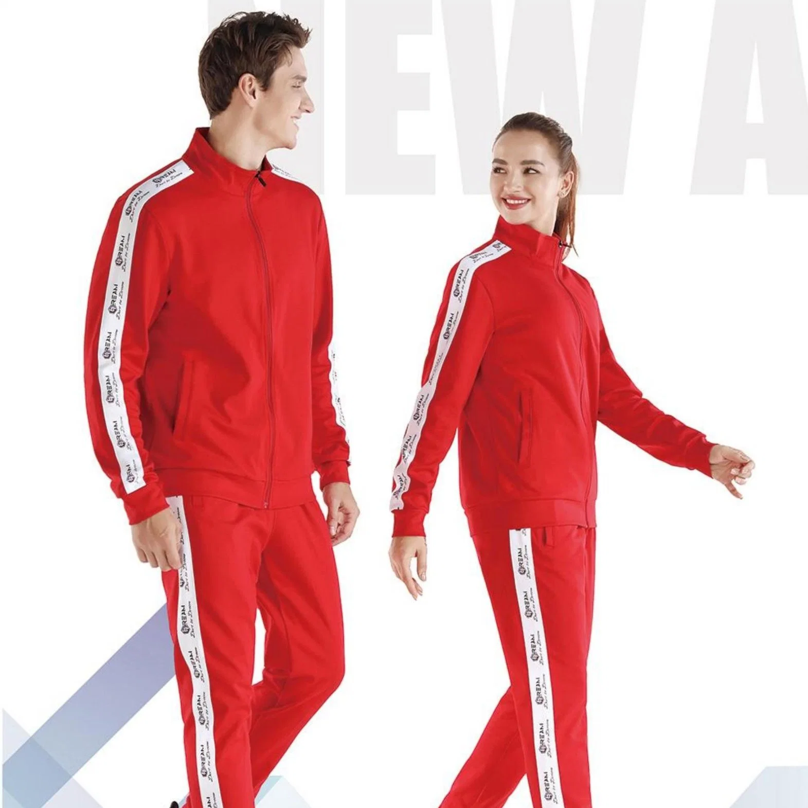 School Uniform Sport Tracksuit Sports Wear for Men Sexy Women Sports Suits