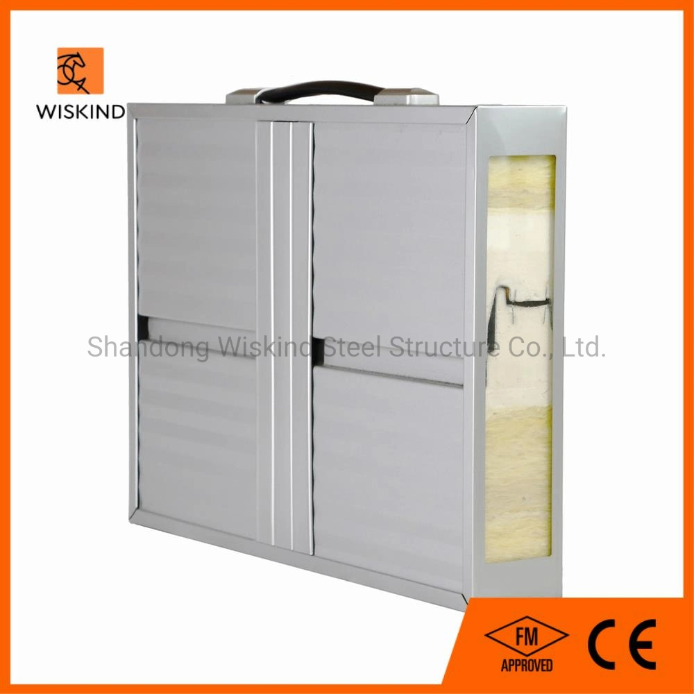 2024 High Desity/Strength/Soundproof Glass Wool +PU Wall/Roof Sandwich Board for Steel Building with CE/FM