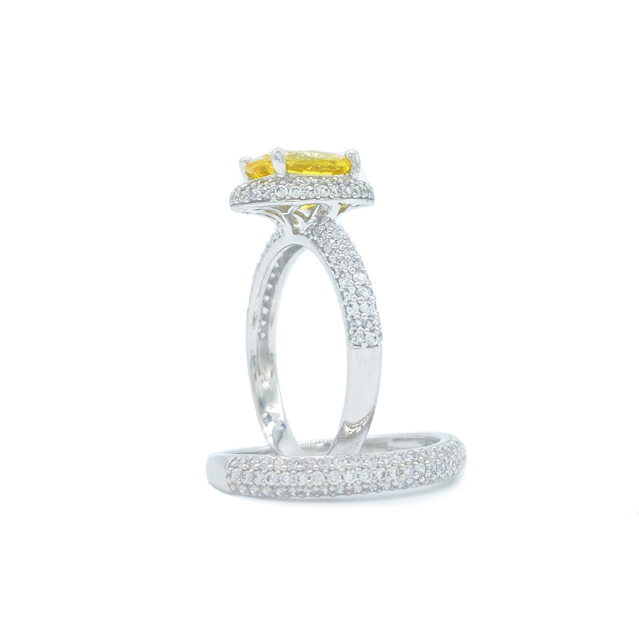 Модные украшения 925 Silver 10K 14K 18K Gold CZ Fashion Классическое кольцо для женщин