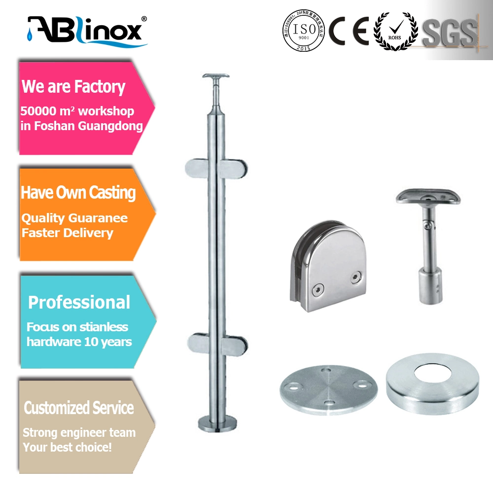 Ablinox Stainless Steel Railing Baluster Handrail Construction Contracting Hardware Supermarket Residential Stairs